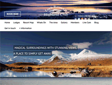 Tablet Screenshot of lochrannochhighlandclub.co.uk